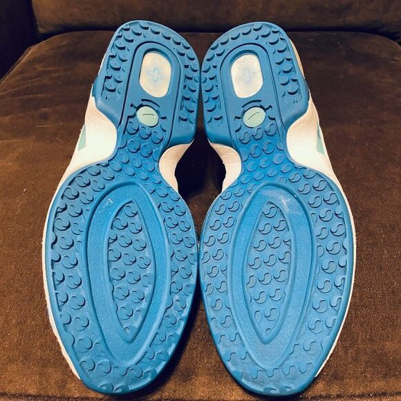 Vintage Nike Air Max Sphere Woven Women's White Blue 302260 Running Shoes - Picture 6 of 14